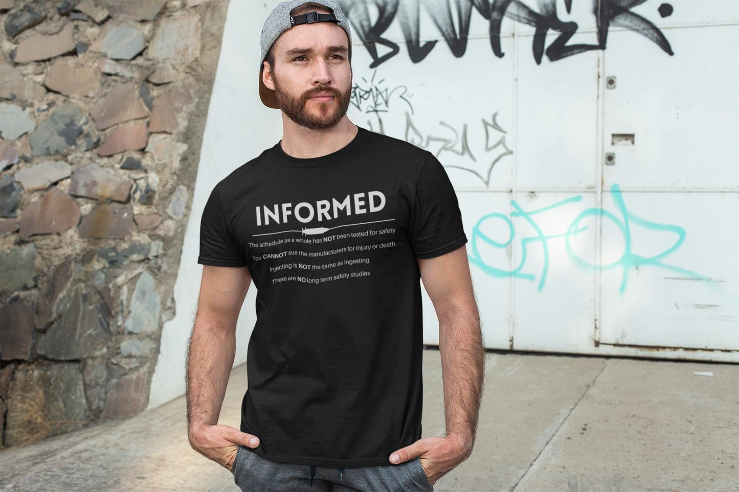 Informed T-Shirt T-Shirt Injecting Truth