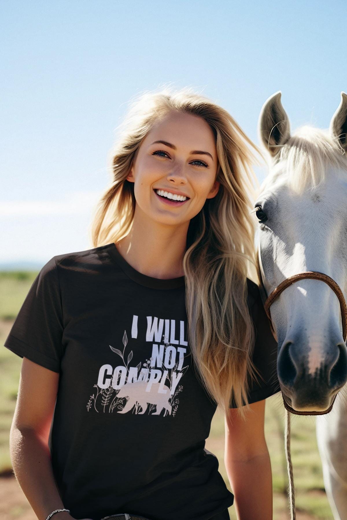 I Will Not Comply T-Shirt T-Shirt Injecting Truth X-Small Black 