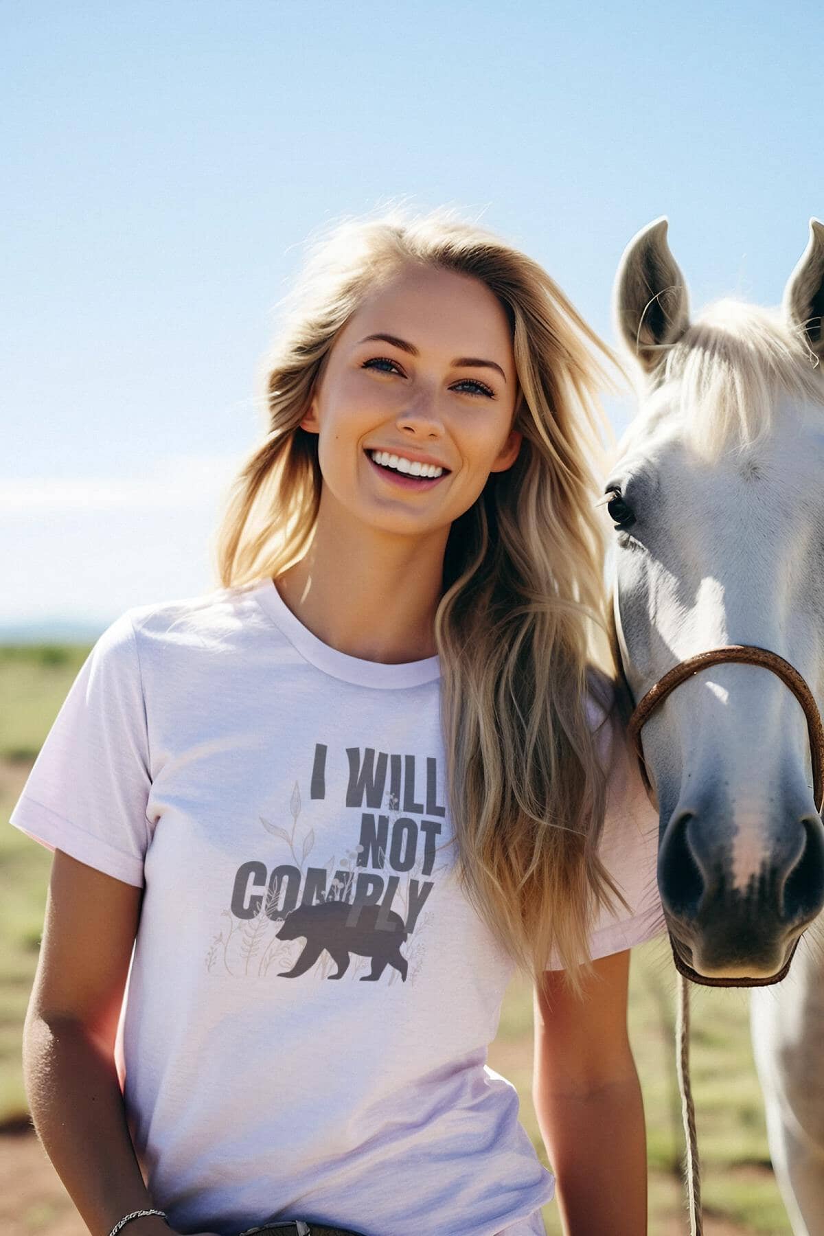 I Will Not Comply T-Shirt T-Shirt Injecting Truth X-Small White 