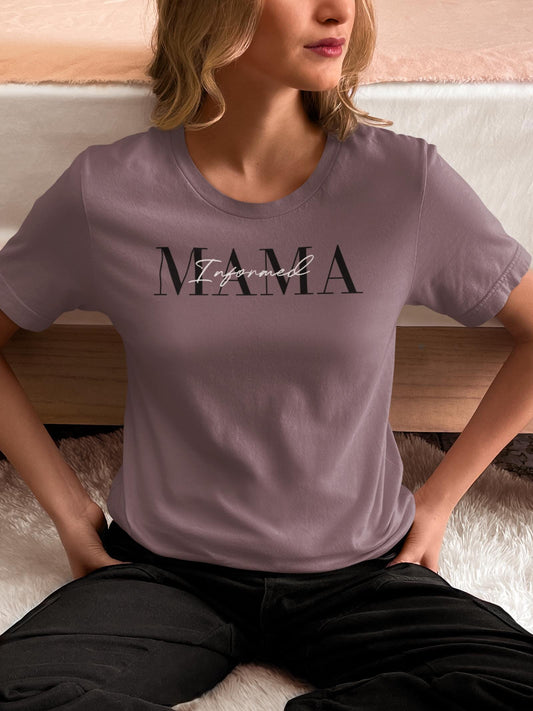 Informed MAMA T-Shirt T-Shirt Injecting Truth X-Small Heather Purple 