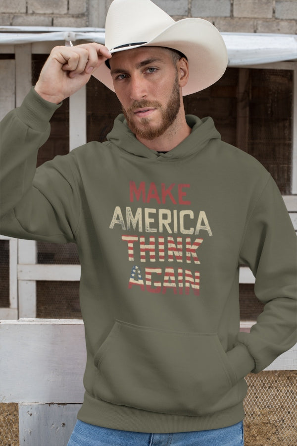Make America Think Again Hoodie